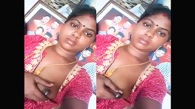Tamil wife milk boobs topless viral clip