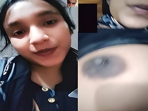 Cute Bengali Girlfriend Boob Leak in Viral MMS Call