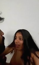 Beautiful Girl Sucks BF Hard in Indian Sex MMS Video