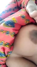 Horny Wife Rubbing Pussy in Indian Sex MMS