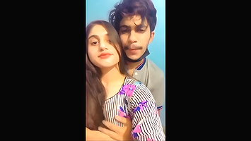 Beautiful paki girl kissing boobs press