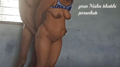 Standing up sister in law put her hand in the pussy