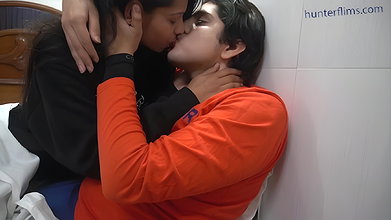 hunter Asia – Kissing ,romantic Sex after watching porn