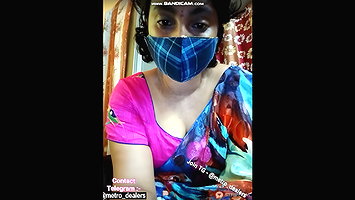 Your Sonali Saree Strip Tease & Fingering On Cam