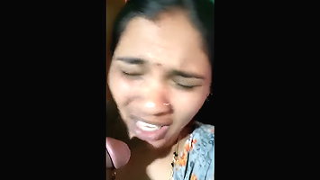 Cheater bhabhi happily giving blowjob and pussy licking by devar