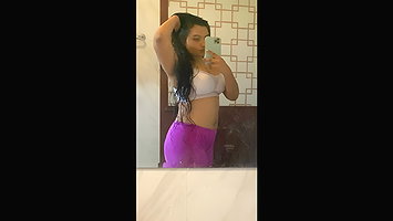 Sl Beautiful Busty Horny Girlfriend Sexy Big Boobs Show Mirror