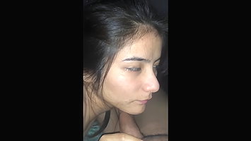 cute suck her bf dick