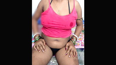 Indian Babe Masturbating with A Dildo