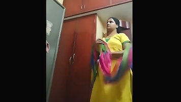 Bhabhi changing 2 clips Marged