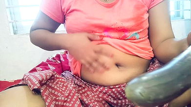 Bangladeshi Beautiful Housewife Eggplant Sex.