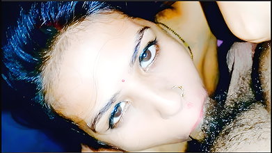 Latika sucking full hard and she’s take full cock in mouth