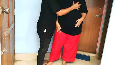 Indian Hot neighbor aunty secretly entered her room – Watch till the end