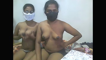 Pussy Fingering in Indian Sex MMS with Hot Lesbians