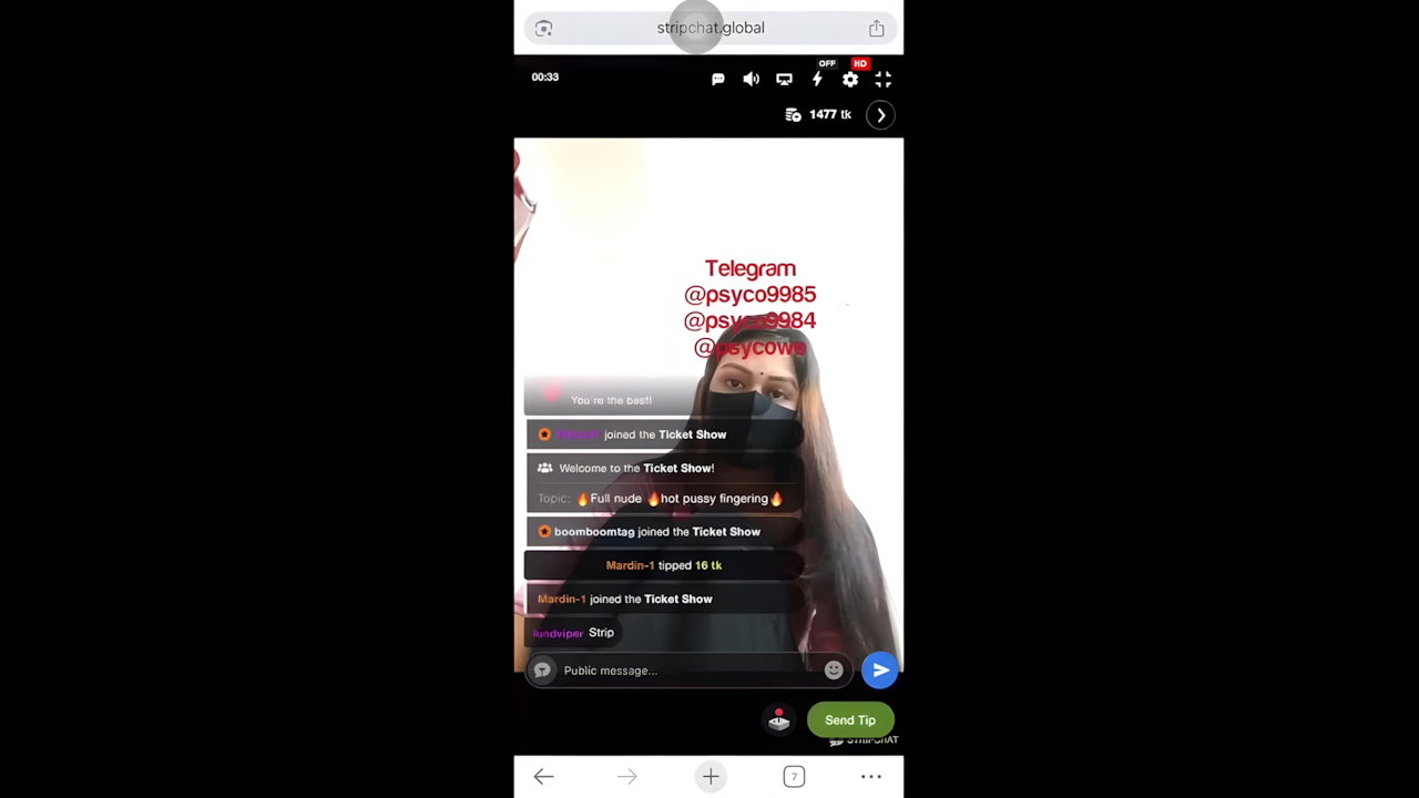 Tanisha-1 6 Ticket show hot pussy fingering1