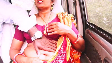 Car Sex desi Stepmom and Stepson Long Drive for Fucking  Telugu Dirty Talks