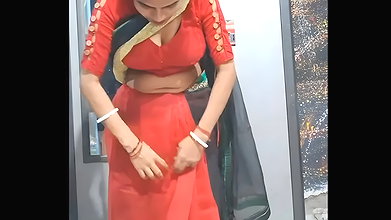 Desi Girl Dancing Home Alone