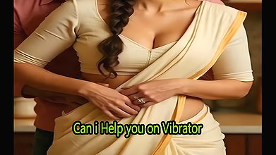 Horny Indian MILF Teases Stepson with Vibrator & Begs for His Cock