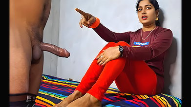 A Girlfriend Gets Angry After Seeing a Huge Cock Desi Girlfriend Boyfriend