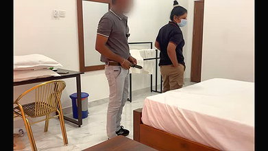 Rest House Supervisor Sex with Cleaning Staff Girl
