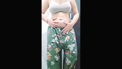 First Time Young Indian Girl Live in Filthy Bathroom My Desi