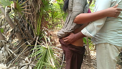 College Teacher Wet Pussy Romance in Forest Outdoor