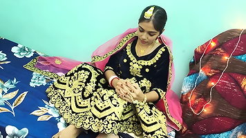 Newly Married Desi Couple First Night Sex Hindi Indian Sex MMS