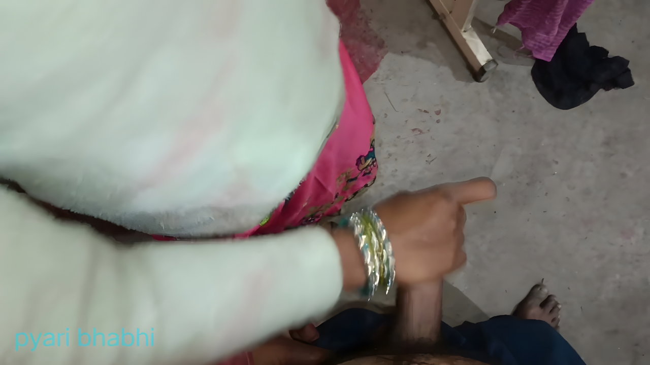 The best handjob came out of the water of the brother-in-law’s cock, the handjob