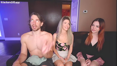 Redheaded chick arranges a really intense threesome with lots of hot fucking