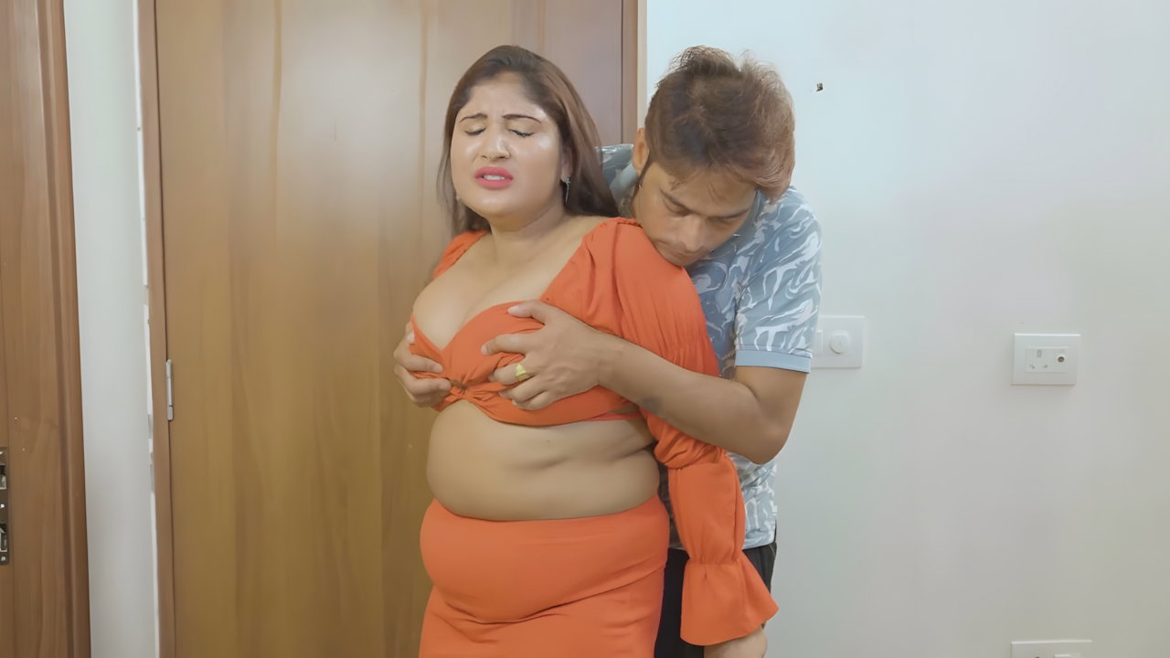 Bhabhi Getting Fucked and Grabbed Boobs so Hard Fucking by Stepbrother