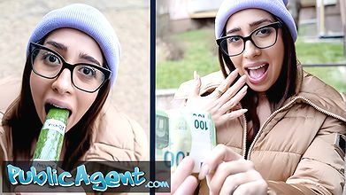 Ale Danger demonstrating how far she can deepthroat a big fat cock