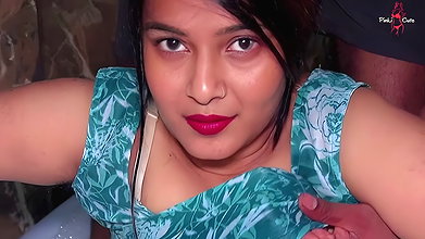 Indian desi stepmom and stepson fucking in closeup view with hindi audio
