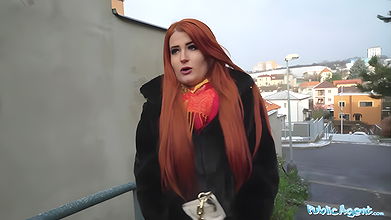 Hot Redhead with a Fantastic Bubble Butt Fucked by a Stranger