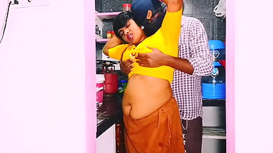 Desi Bhabi Unfortunately Fucking in Kitchen Hubby Bro Big Dick. Telugu Dirty Talks