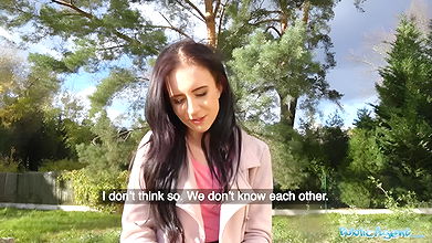 Sexy brunette lady fucks and sucks to make ex jealous