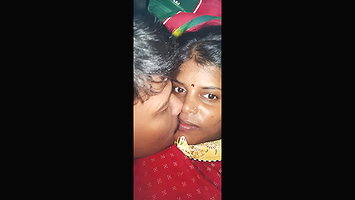Boobs and wife kiss ass