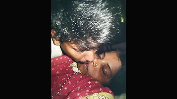 Hot wife kiss ass indian