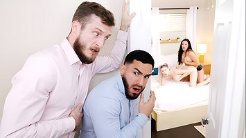 Busty Step Daughters Brie Klein & Alice Visby Enjoy Hardcore Step Family Foursome – DaughterSwap