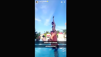 Charli D’Amelio Beach Pool Bikini Video Leaked