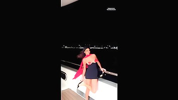 Kendall Jenner Pasties Dress Candid Video Leaked