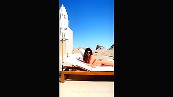 Mia Khalifa Outdoor Bikini Strip OnlyFans Video Leaked