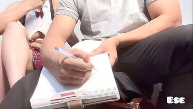 Teacher Teaches Student How to Do Sex