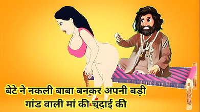 Bete ne nakli bankar apni badigaandwaali ki khoob jamakr chudai ki