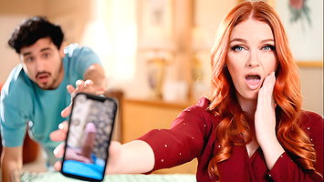 Impressive redhead babe Marie Mccray gets fucked in the missionary pose