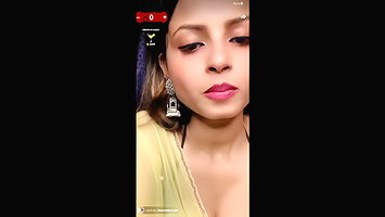 Ada showing her nipples on tango live with face