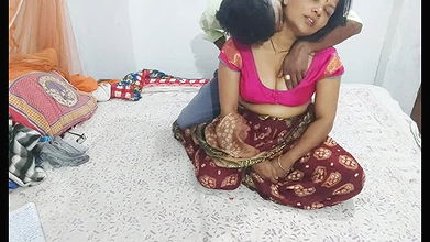Desi Wife Gives Deepthroat Oral, Gets Ger Boobs Fondled And Fucked Hard By Husband At Happy Home