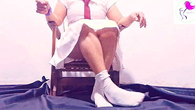 සුදු ගවුමෙන් මෝල් වෙච්චි කෙල්ල, ලේසි නැහැ තියෙන ගාය,ලස්සන සුදු බොලේ වගෙ කැල්ල,asian girl amazing fun