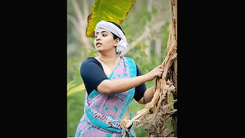 Aunty in jungle