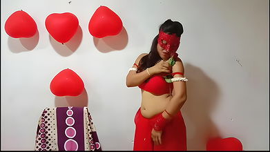 beautiful indian girl seduces you on a valentines day