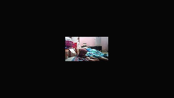 Indian wife kissing and boobs pressing97