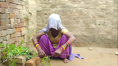 husband fucked his wife in a small hut